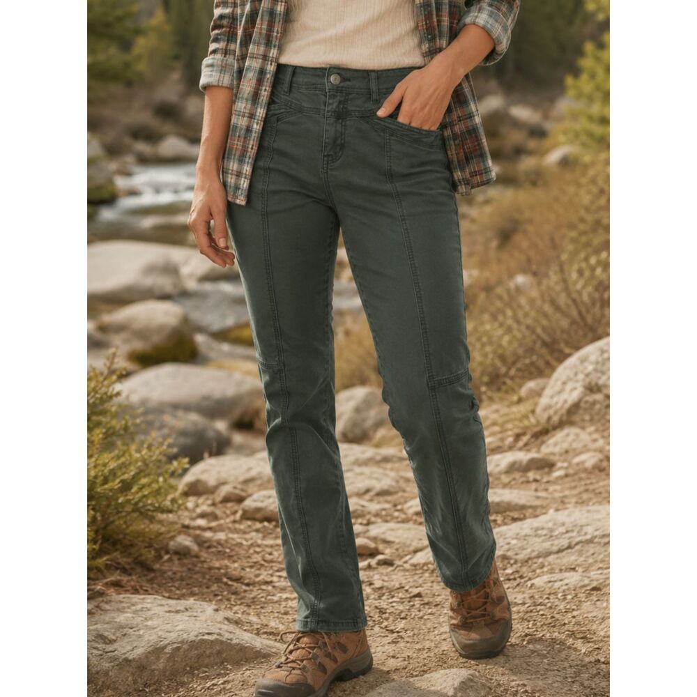 Marrakech Olive Green Skinny Utility Pants Size 25 Stretch Casual Cargo Style